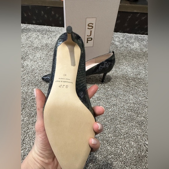 Sarah Jessica Parker reptile heels Sz 40 - Picture 5 of 7